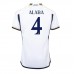 Maillot de foot Real Madrid David Alaba #4 Domicile vêtements 2023-24 Manches Courtes